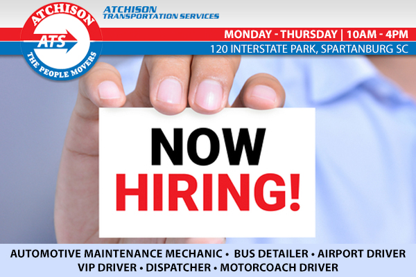 ATS is Growing Again | Now Hiring In Greenville and Spartanburg